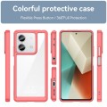 For Xiaomi Redmi Note 13 5G Colorful Series Acrylic Hybrid TPU Phone Case(Red)