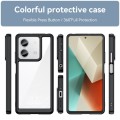 For Xiaomi Redmi Note 13 5G Colorful Series Acrylic Hybrid TPU Phone Case(Black)