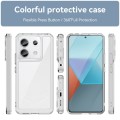 For Xiaomi Redmi Note 13 Pro 5G Colorful Series Acrylic Hybrid TPU Phone Case(Transparent)