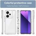 For Xiaomi Redmi Note 13 Pro+ Colorful Series Acrylic Hybrid TPU Phone Case(Transparent)