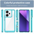 For Xiaomi Redmi Note 13 Pro+ Colorful Series Acrylic Hybrid TPU Phone Case(Transparent Blue)