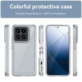 For Xiaomi 14 Colorful Series Acrylic Hybrid TPU Phone Case(Transparent)
