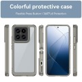 For Xiaomi 14 Colorful Series Acrylic Hybrid TPU Phone Case(Transparent Grey)