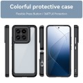 For Xiaomi 14 Colorful Series Acrylic Hybrid TPU Phone Case(Black)