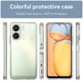 For Xiaomi Redmi 13C 4G Colorful Series Acrylic Hybrid TPU Phone Case(Transparent)