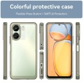 For Xiaomi Redmi 13C 4G Colorful Series Acrylic Hybrid TPU Phone Case(Transparent Grey)