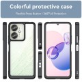 For Xiaomi Poco C65 Colorful Series Acrylic Hybrid TPU Phone Case(Black)