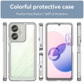 For Xiaomi Poco M6 Colorful Series Acrylic Hybrid TPU Phone Case(Transparent)