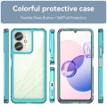 For Xiaomi Redmi 13R 5G Colorful Series Acrylic Hybrid TPU Phone Case(Transparent Blue)