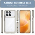 For Xiaomi Redmi K70 Colorful Series Acrylic Hybrid TPU Phone Case(Transparent Grey)