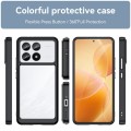 For Xiaomi Redmi K70 Colorful Series Acrylic Hybrid TPU Phone Case(Black)