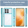 For Xiaomi Redmi K70 Pro Colorful Series Acrylic Hybrid TPU Phone Case(Transparent Blue)