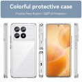 For Xiaomi Redmi K70E Colorful Series Acrylic Hybrid TPU Phone Case(Transparent)
