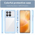 For Xiaomi Redmi K70E Colorful Series Acrylic Hybrid TPU Phone Case(Blue)