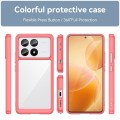 For Xiaomi Redmi K70E Colorful Series Acrylic Hybrid TPU Phone Case(Red)