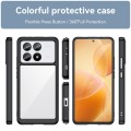 For Xiaomi Redmi K70E Colorful Series Acrylic Hybrid TPU Phone Case(Black)