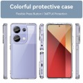 For Redmi Note 13 Pro 4G Global Colorful Series Acrylic Hybrid TPU Phone Case(Transparent)