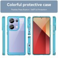 For Redmi Note 13 Pro 4G Global Colorful Series Acrylic Hybrid TPU Phone Case(Transparent Blue)