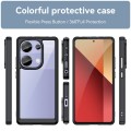 For Redmi Note 13 Pro 4G Global Colorful Series Acrylic Hybrid TPU Phone Case(Black)