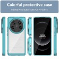 For Xiaomi 14 Ultra Colorful Series Acrylic Hybrid TPU Phone Case(Transparent Blue)