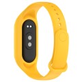 For Xiaomi Mi Band 8 Integrated Silicone Replacement Watch Band(Yellow)