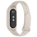 For Xiaomi Mi Band 8 Integrated Silicone Replacement Watch Band(Creamy White)