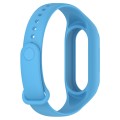 For Xiaomi Mi Band 8 Integrated Silicone Replacement Watch Band(Sky Blue)