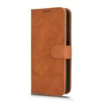 For Infinix Smart 8 Skin Feel Magnetic Flip Leather Phone Case(Brown)