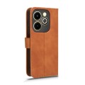 For Infinix Hot 40i Skin Feel Magnetic Flip Leather Phone Case(Brown)