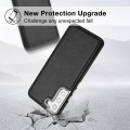 For Samsung Galaxy S23+ Leather Texture Full Coverage Phone Case(Black)