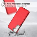 For Samsung Galaxy S23+ Leather Texture Full Coverage Phone Case(Red)