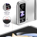 For Samsung Galaxy Z Flip4 5G Electroplating All-inclusive Phone Case with Hinge(Silver)