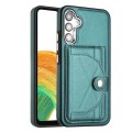 For Samsung Galaxy A54 5G Shockproof Leather Phone Case with Card Holder(Green)