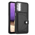 For Samsung Galaxy A23 4G / F23 5G / M23 5G Shockproof Leather Phone Case with Card Holder(Black)