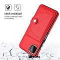 For Samsung Galaxy A22 5G Shockproof Leather Phone Case with Card Holder(Red)
