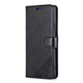 For Honor 100 Pro AZNS Sheepskin Texture Flip Leather Phone Case(Black)