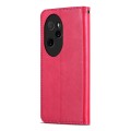 For Honor 100 Pro AZNS Sheepskin Texture Flip Leather Phone Case(Red)