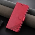 For Honor Magic6 AZNS Sheepskin Texture Flip Leather Phone Case(Red)
