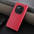 For Honor Magic6 Pro AZNS Sheepskin Texture Flip Leather Phone Case(Red)