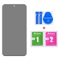 For Samsung Galaxy S23+ 5G Ultrathin 3D Curved Edge Privacy Tempered Glass Film, Support Unlock