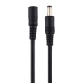 8A 5.5 x 2.1mm Female to Male DC Power Extension Cable, Length:1m(Black)
