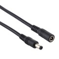 8A 5.5 x 2.1mm Female to Male DC Power Extension Cable, Length:1m(Black)