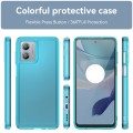 For Motorola Moto G53 5G Candy Series TPU Phone Case(Transparent Blue)