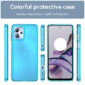 For Motorola Moto G23 Candy Series TPU Phone Case(Transparent Blue)