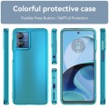 For Motorola Moto G14 Candy Series TPU Phone Case(Transparent Blue)