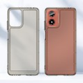 For Motorola Moto G04 Candy Series TPU Phone Case(Transparent Grey)