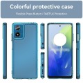 For Motorola Moto G24 Candy Series TPU Phone Case(Transparent Blue)