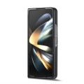 For Samsung Galaxy Z Fold5 LC.IMEEKE Carbon Fiber PU + TPU Horizontal Flip Leather Phone Case(Vertic