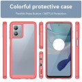 For Motorola Moto G53 5G Colorful Series Acrylic Hybrid TPU Phone Case(Red)