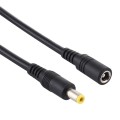 8A 5.5 x 2.5mm Female to Male DC Power Extension Cable, Cable Length:1.5m(Black)